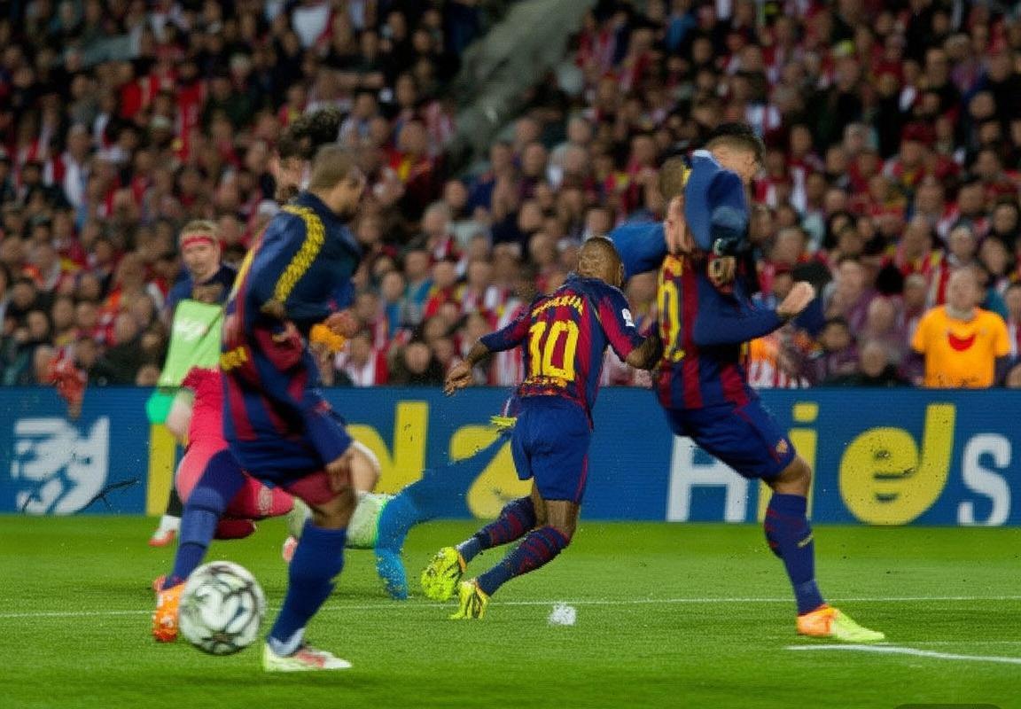 巴塞罗那VS马德里竞技：巅峰对决火花四溅全回顾(图4)